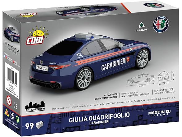 COBI Alfa Romeo Giulia Quadrifoglio, 99 Pieces