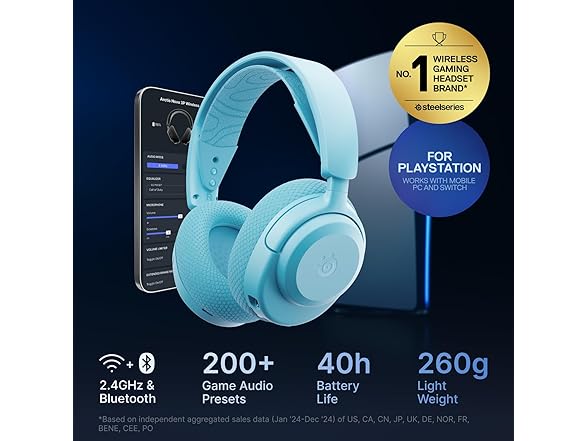 SteelSeries Arctis Nova 3P Wireless Multi-Platform Gaming Headset