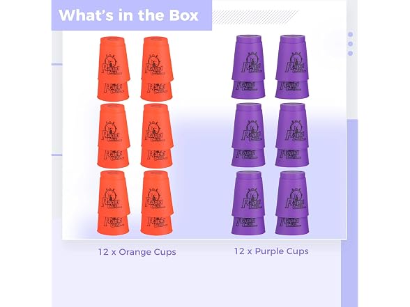 yeesport Sport Stacking Cups, 24pcs Sports Gift