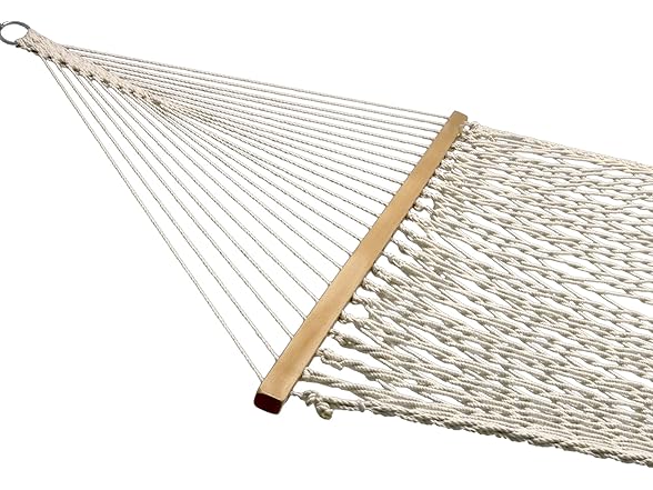 Sunnydaze Decor LY-CDWHWS Cotton Rope Hammock Nat Off-wh