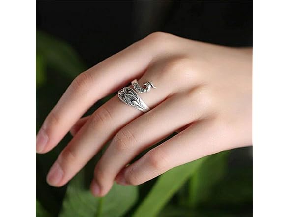 Advanced Peacock Ring, Adjustable Crochet