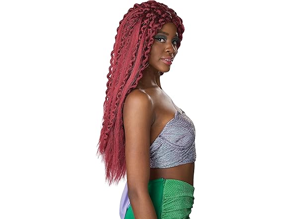 Echanted Siren Wig Costume (One Size)