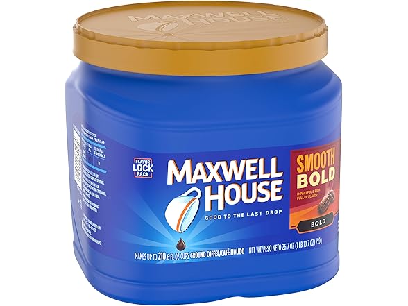Maxwell House Smooth Bold Roast Ground Coffee
