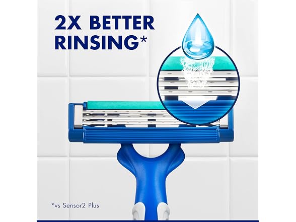 Sensor3 Simple Mens Disposable Razors 12 Ct