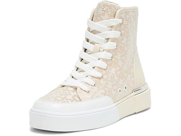 DKNY Women's Bitsy Logo High Top Sneaker