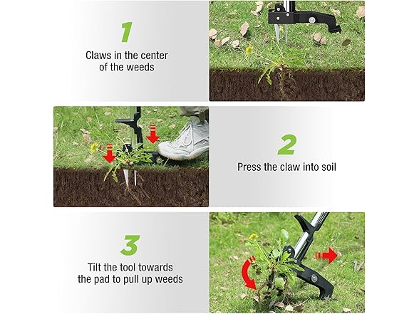 WORKPRO Stand Up Weed Puller Tool Pink