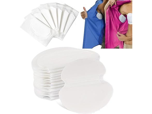 DLJFKLKLYFA Armpit Sweat Pads Disposable