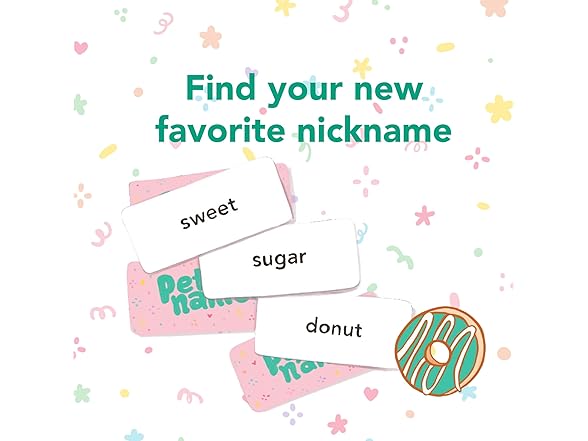 Pink Tiger Games Pet Names Party Game