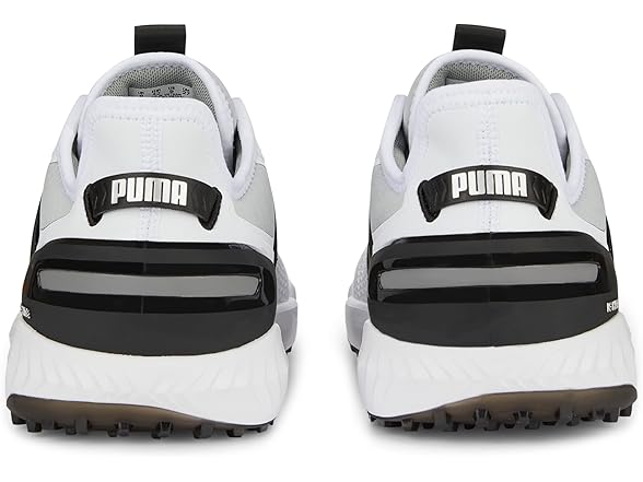 Men's PUMA White/ Black-Metallic Golf (7)