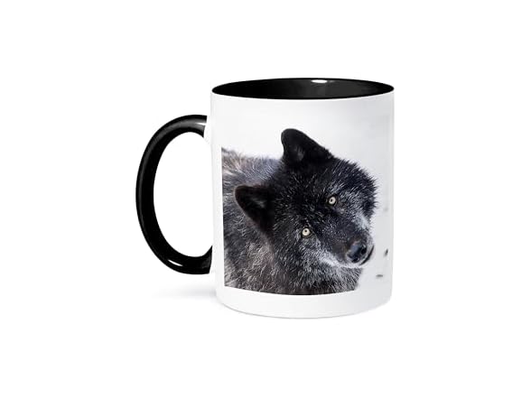 3dRose Rocky Mountain Gray Wolf Mug