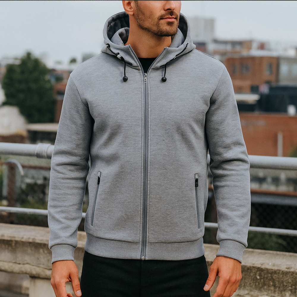 3Pk Mens Sherpa Classic Tech Zip Hoodie - Gallery 20