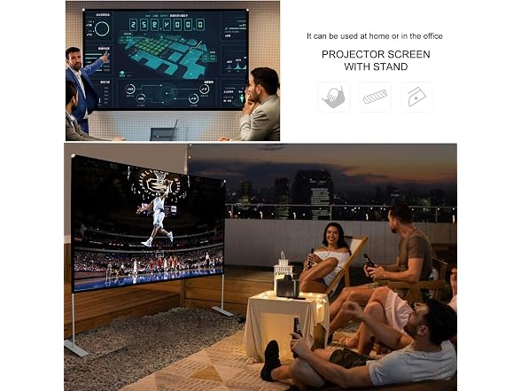 HOIN 120" 4K Outdoor/Indoor Projector Screen
