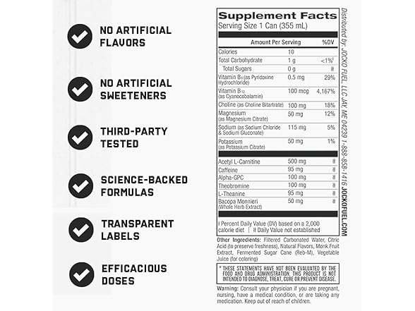 12PK Jocko GO Energy Drink (Afterburner Orange)