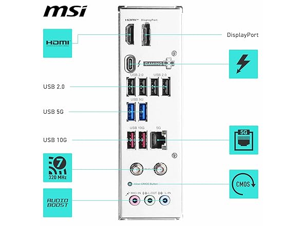 MSI B860 Gaming Plus WiFi Motherboard