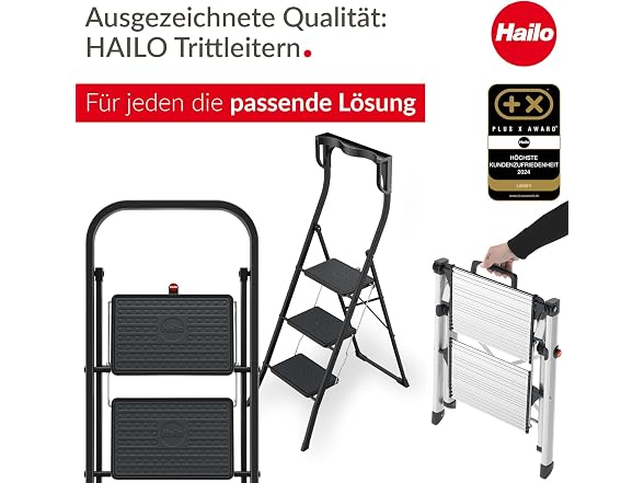 Hailo 4442-701 D60 Standardline, Aluminum, 2-Step
