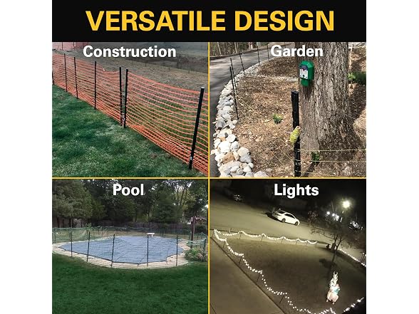Zareba 4-Foot Step-in Electric Fence Posts