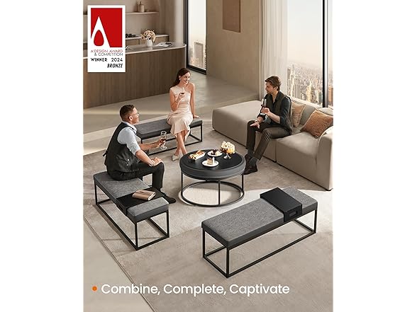 SONGMICS HOME LUIZ Collection - Ottoman