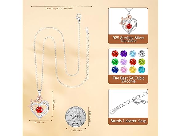 Moshen July Ruby Heart