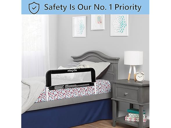 Dream On Me Lightweight Mesh Bed Rail