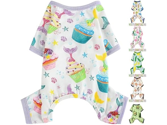 Yikeyo Dog Pajamas for Small Dogs, Soft Thin