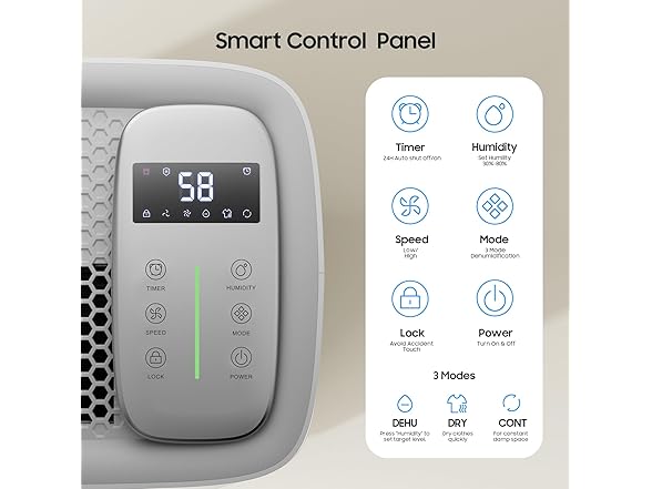 ANDTE 6500 Sq.Ft dehumidifier