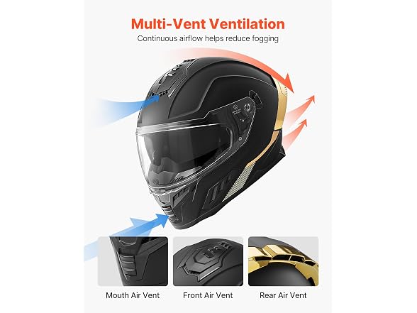 VEVOR Full Face Motorcycle Helmet DOT Approved