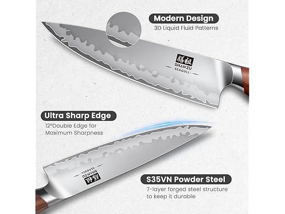 SHAN ZU 8 Inch chef knife