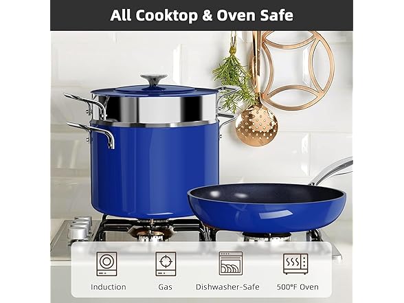 Nuwave Lux 13pc Forged Lightweight Cookware Set