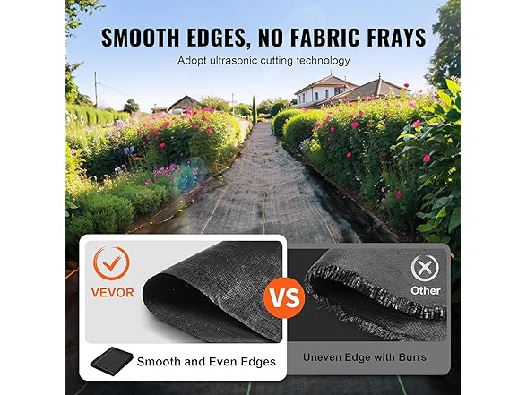 VEVOR Garden Weed Barrier Fabric