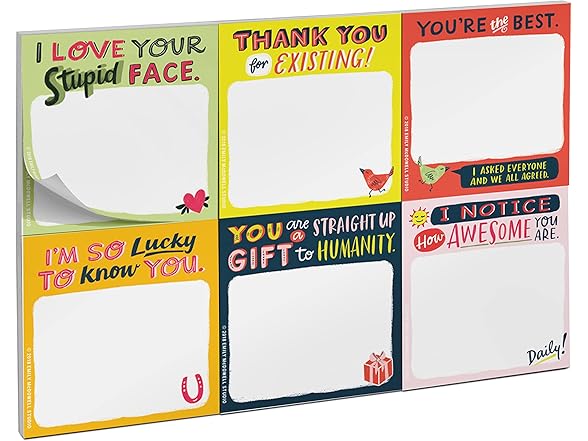 Em & Friends Thank You Sticky Note Packet