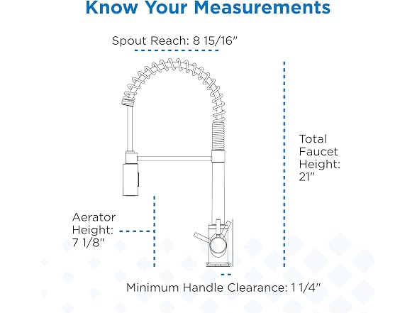 Gerber The Foodie Pre-Rinse Kitchen Faucet, Stainless