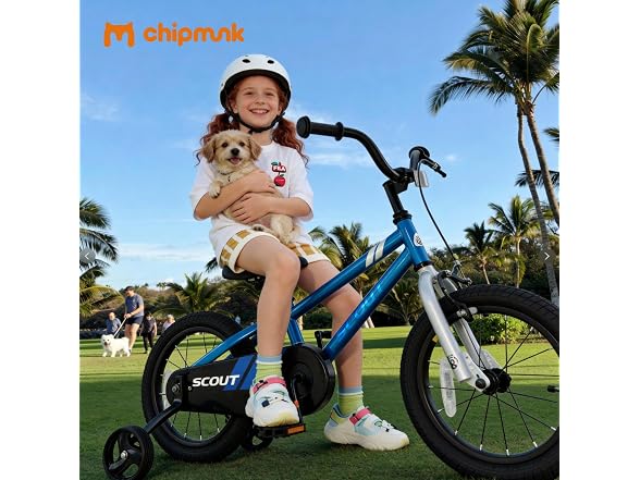 Chipmunk Kids Bike Scout Blue