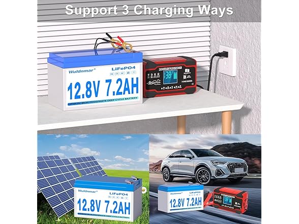 12V 7.2Ah LiFePO4 Battery, Lithium Battery
