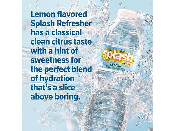 Splash Lemon Water 6pk
