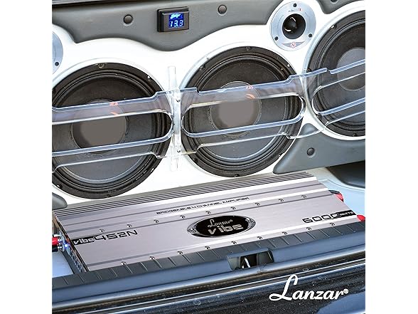 Lanzar Car Audio, Amplifier Car Audio, Car Stereo Amplifier, (Open Box)