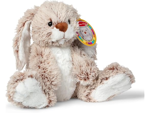 Melissa & Doug Burrow Bunny Stuffed Animal Plushie