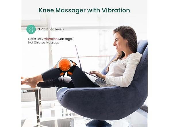 Snailax Cordless Knee Massager
