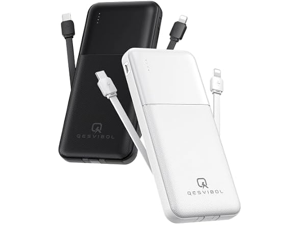 QESVIBOL 2-Pack 10000mAh Power Bank