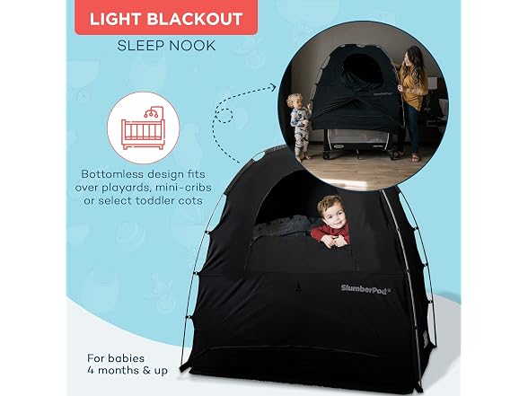 SlumberPod NRAM-SLUMBERPODAMZ Original Blackout Sleep Tent B