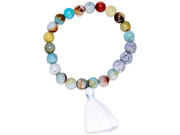 Mana Vibes Amazonite Lava Bracelet