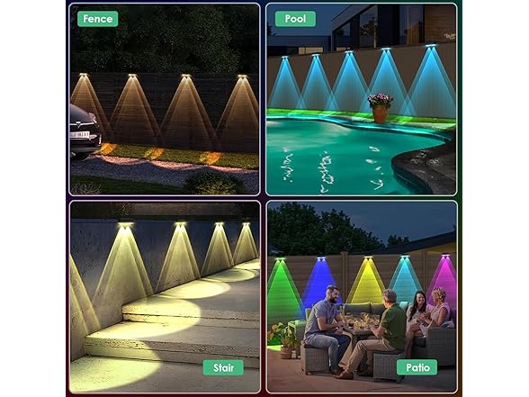 Solar Outdoor Fence Lights