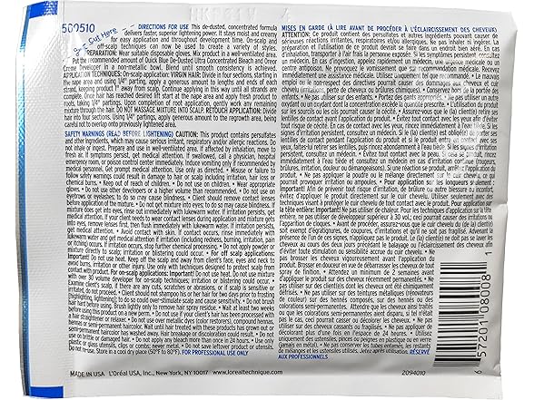 L'Oreal Quick Blue Powder Bleach, 1 oz