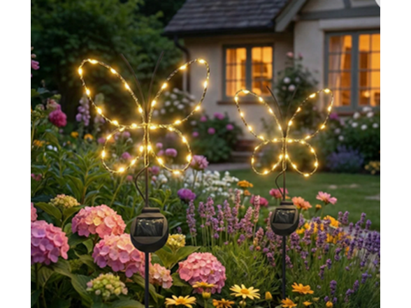 Touch Of ECO 4 Units Solar Stake Light, Varies