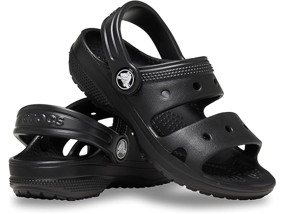 Crocs Classic Kids Black Sandal