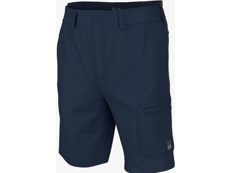 HUK Men's Standard Next Level 10.5", Quick-Drying Fishing Shorts, Sargasso Sea, Small