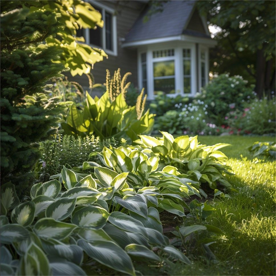 Fire & Ice Hosta - 4 Bare Roots - Gallery 7