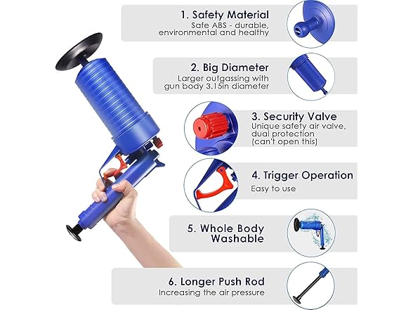 BINOXY AAP-Tool-328 Toilet Plunger