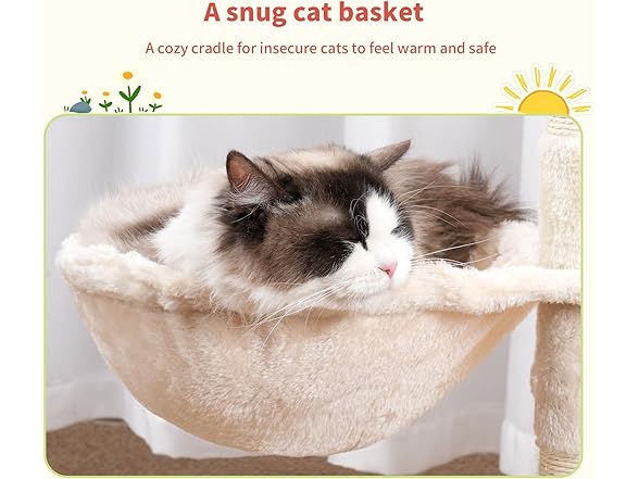 Hey-brother Cat Tree Tower, Scratching Posts