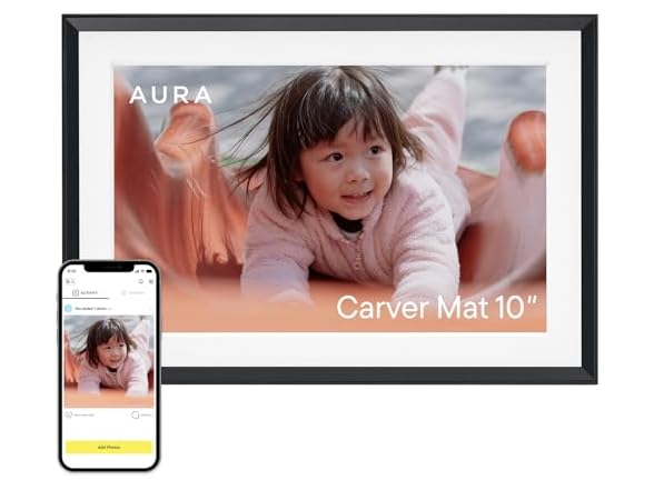 Aura Wifi Frame Aura Carver WiFi Digital Picture Frame