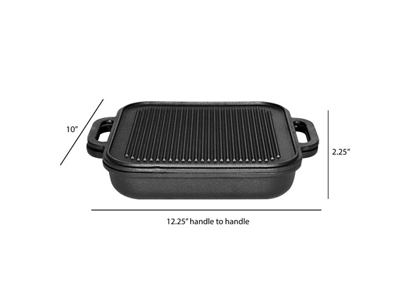 Jim Beam Cast Iron Skillet Griddle Set